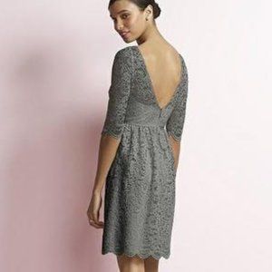 Brand new Jenny Yoo grey lace dress